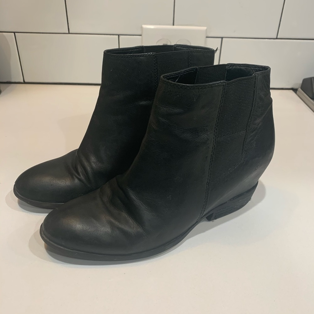 Franco Sarto Wedge Booties Size 7.5
